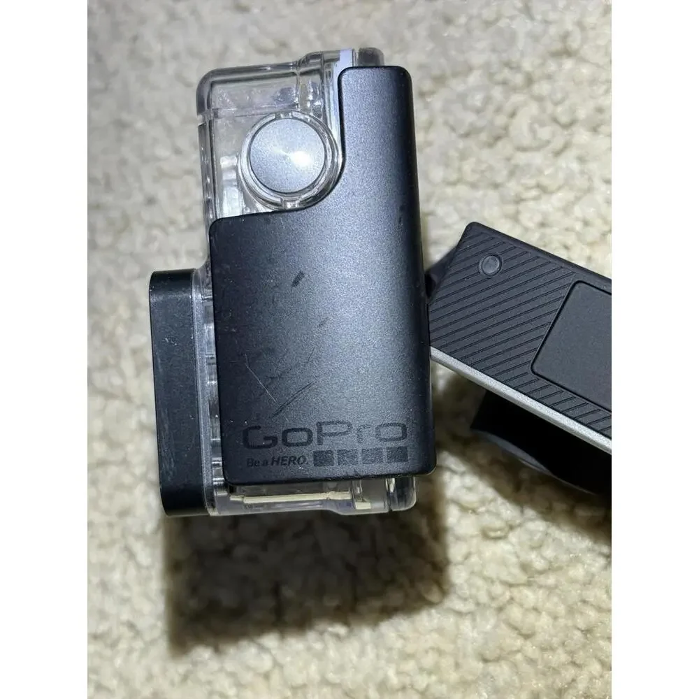 GoPro HERO4 Black Action Camera + Battery & Waterproof Housing – Powers On
